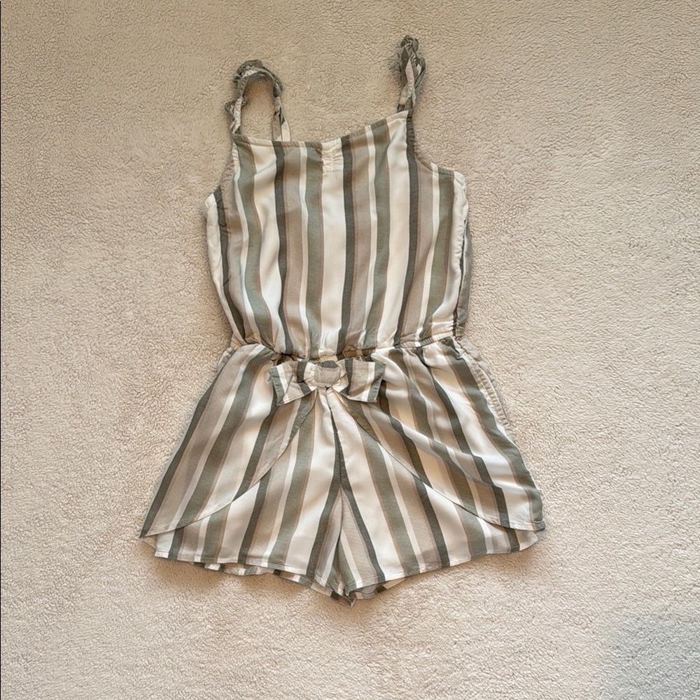Abercrombie Kids Striped Sleeveless Romper